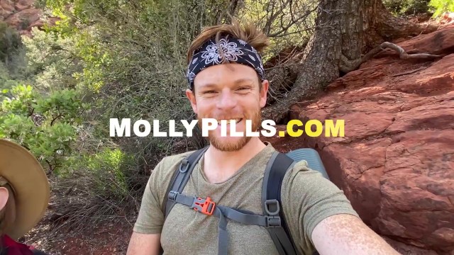 Cowgirl Rides Big Cock in the Mountains - Molly Pills - Outdoor Sex POV