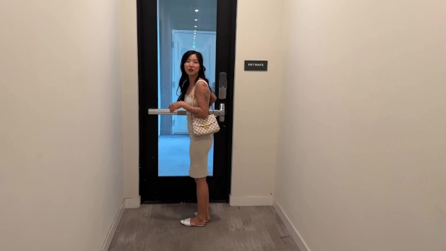 POV Taking Your Asian Girlfriend Out On A Date in Vegas Ending in Hard Fuck and Creampie